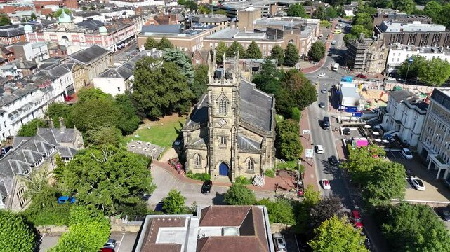 Church in Tunbridge Wells Kent UK drone,aerial