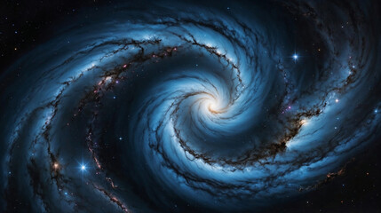 abstract spiral galaxy