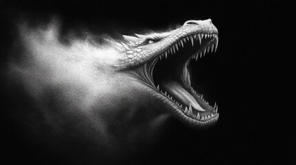 Fantasy Creatures Legendary Monsters Pointillism