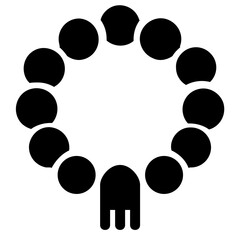 Islamic Icon Glyph Style