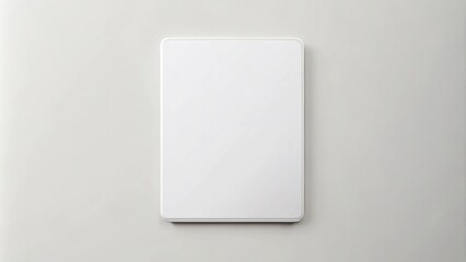 Blank plastic trading card mockup on a white background, mockup,plastic, trading card, blank, empty, side view, template
