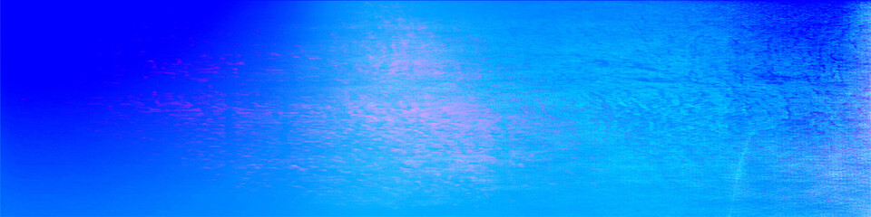 Blue color textured gradient panorama background illustration, Modern horizontal design suitable for Online web Ads, Posters, Banners, social media, evetns and  design works
