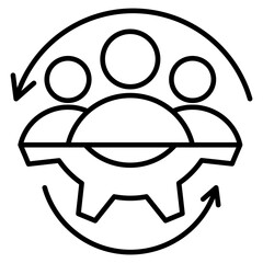 resource optimization Icon