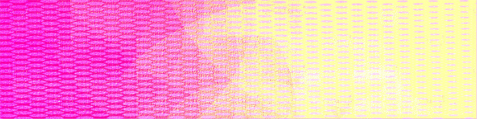 Pink and yellow color abstract  panorama background illustration raster image, Modern horizontal design suitable for Online web Ads, Posters, Banners, social media, evetns and  design works