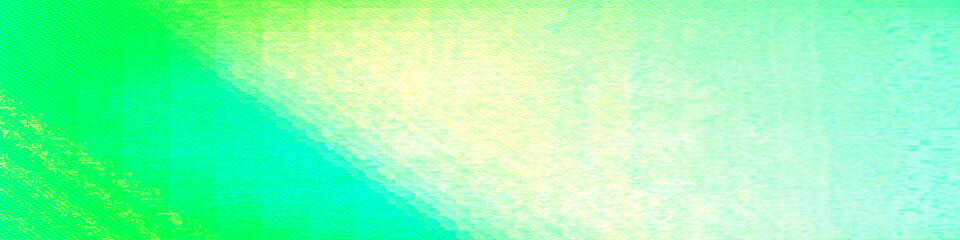 Gradient green plain panorama background Illustration raster image, Modern horizontal design suitable for Online web Ads, Posters, Banners, social media, evetns and  design works