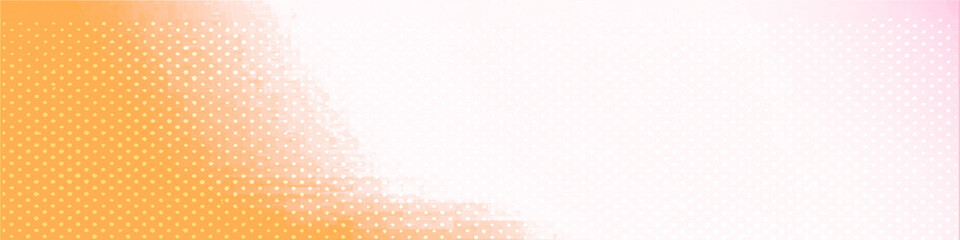 Plain orange gradient panorama background illustration raster image, Modern horizontal design suitable for Online web Ads, Posters, Banners, social media, evetns and  design works