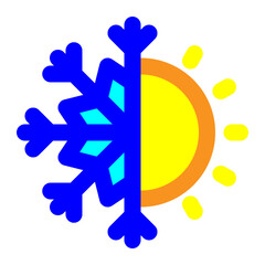 climate, clime, weather, season, climate change, meteorology colored outline icon