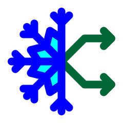 climate change, global warming, climate, weather, winter, change, cold, season colored outline icon