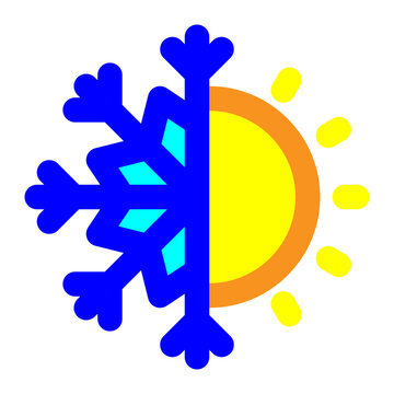 recommend clip art: climate, clime, weather, season, climate change, meteorology colored outline icon