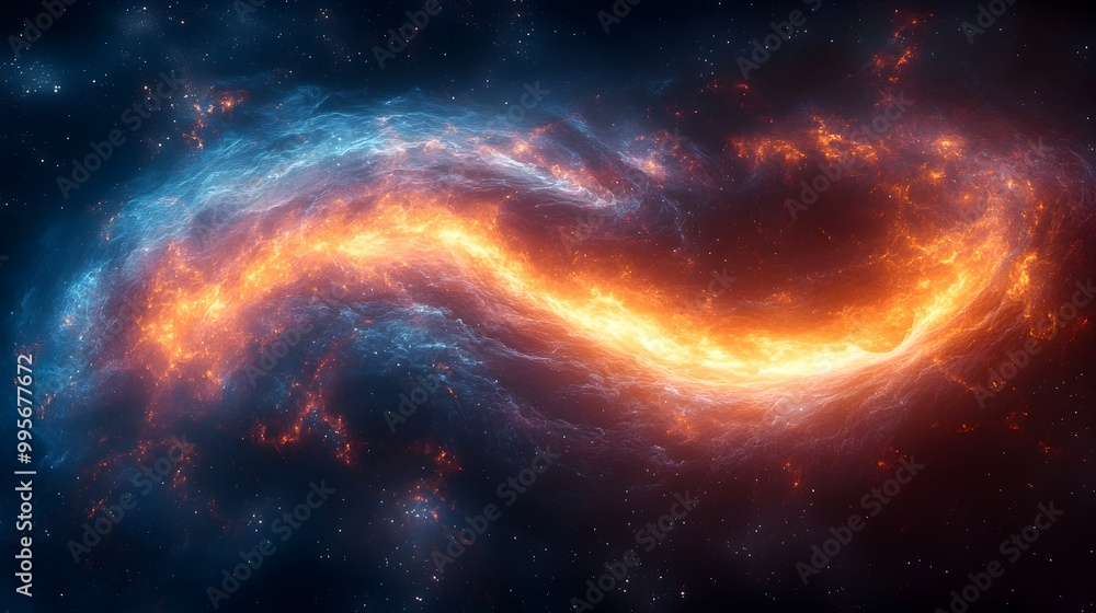 Poster captivating visualization of the internal dynamics of a black hole