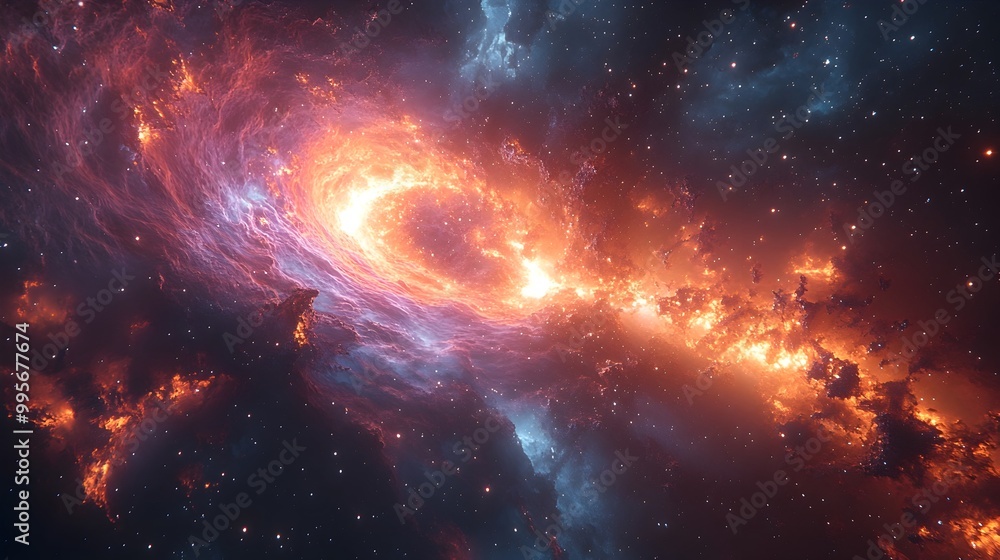 Poster mesmerizing visualization of black hole s internal structure with swirling cosmic gases and distorte