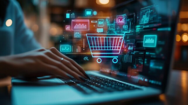 notion of digital marketing commerce internet sales, advertising of goods and services using digital platforms, including websites, email, social media, search engines, and digital marketing goals