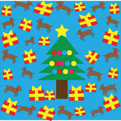 christmas seamless pattern