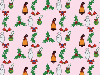 shameless Christmas pattern design  