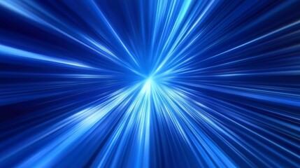 Blue Light Speed Radiating, Abstract, Background, Motion , Light