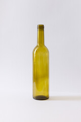 Empty bottle on a white background