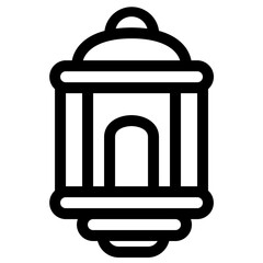 Islamic Icon Line Style