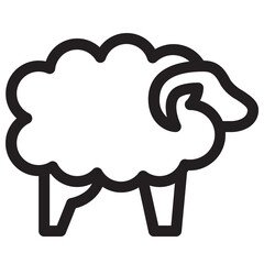 Islamic Icon Line Style