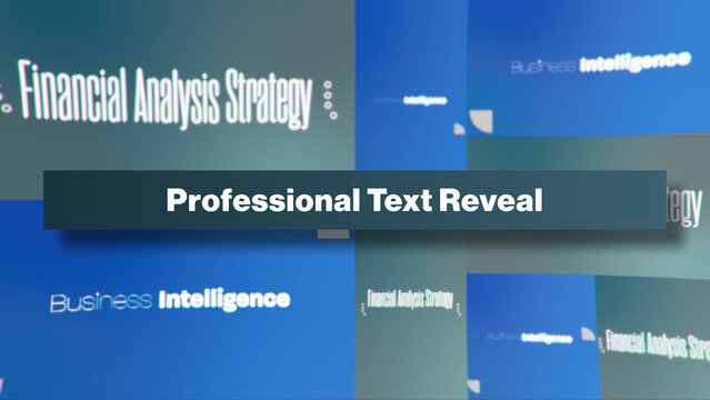 Professional Text Reveal | Multi-Resolutions and Color Control Panel