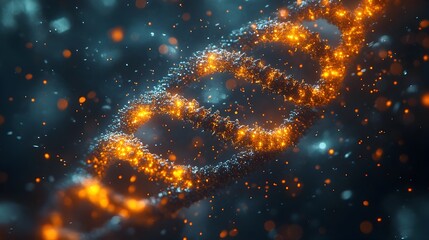 Fototapeta premium Visualizing the Transformative Potential of Genetic Engineering through CRISPR Cas9 Technique