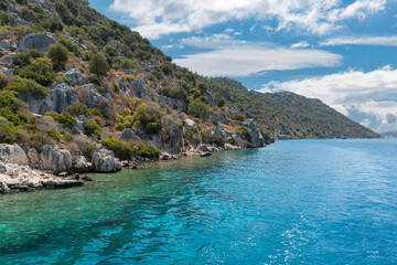 Kekova Island and Sunken City, Demre, Turkey
