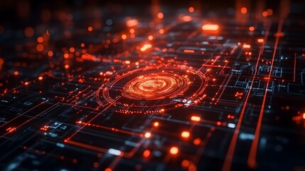 Cybersecurity Visualization An Abstract Representation of Digital Defense Mechanisms