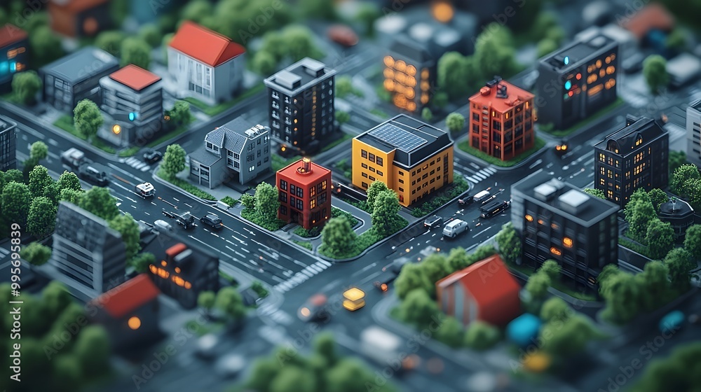 Aufkleber interconnected iot ecosystem featuring smart devices and network communication
