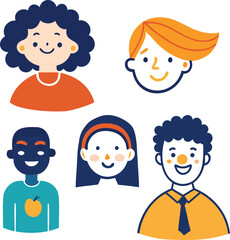 pattern with kids and toys