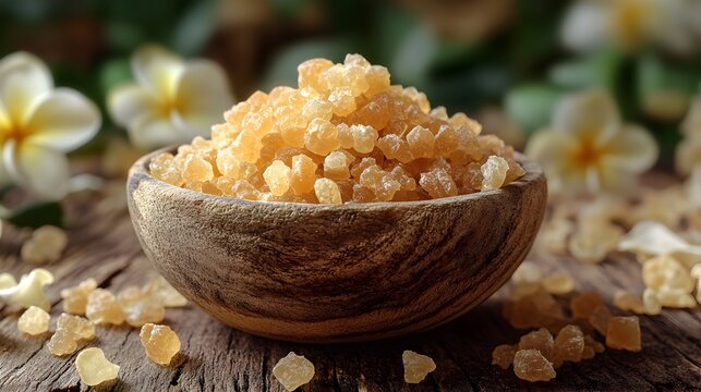 Guggul Resin Extracted from Commiphora Mukul Tree Traditionally Used in Ayurvedic Remedies