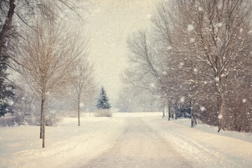 simple winter greeting card  , vector illustration , Christmas , winter season