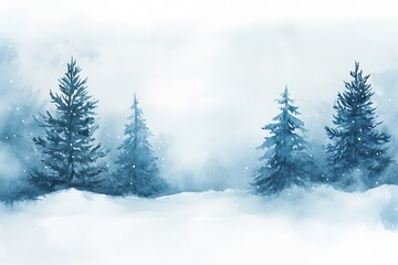 Naklejka premium simple winter greeting card , vector illustration , Christmas , winter season