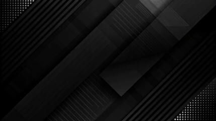 Black abstract banner background. Dark deep black dynamic background. Modern creative premium gradient. Abstract black background.