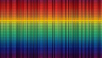 Beautiful vertical rainbow background decorated with many dots.  Abstract rainbow background.