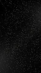 Fototapeta premium Black background with small white dots creating a striking and simple pattern with depth and contrast
