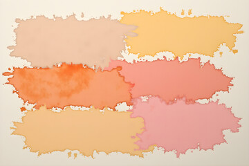 Obraz premium different shades of watercolor applied with a rough brush on a wooden background