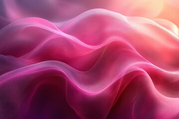 Obraz premium abstract pink gradient background subtle dark curved lines soft glow smooth texture modern graphic design element