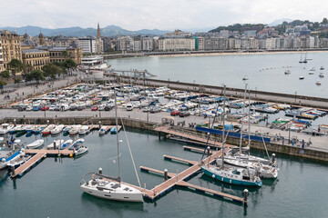 Fototapeta premium Port of San Sebastian. Euskadi. The Basque Country