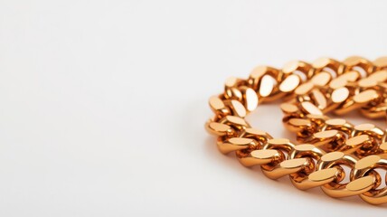 Gold chains intertwined in a heap, representing wealth and fashion, gold chains, luxury accessories