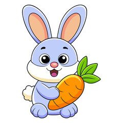bunny with carrot