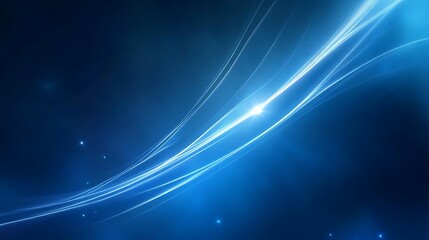 Abstract Blue and White Lights