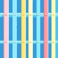 Colorful striped wooden panel texture with pastel colors and smooth finish.