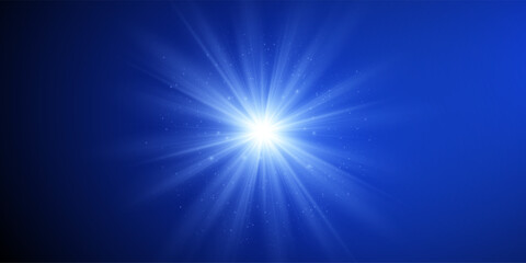 Obraz premium Realistic Highlights: Glowing Effects and Sunlight Reflection on Transparent Background