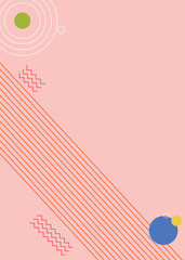 Geometric Minimalism with Lines and Shapes