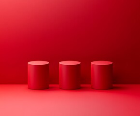 Minimalist Abstract Architecture with Pastel and Neon Lighting Featuring Geometric Shapes, Circular Platforms, and Soft Shadows for Futuristic and Artistic Stage Design