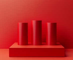 Minimalist Abstract Architecture with Pastel and Neon Lighting Featuring Geometric Shapes, Circular Platforms, and Soft Shadows for Futuristic and Artistic Stage Design