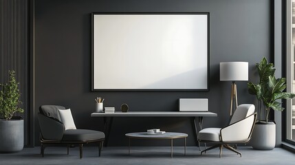 Modern Minimalist Home Office Design