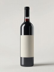 Blank Wine Bottle Mockup