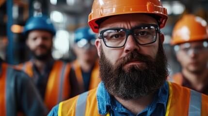 The Construction Worker Team Portrait
