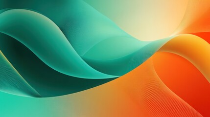 Abstract waves in vibrant colors create a dynamic and soothing visual effect.