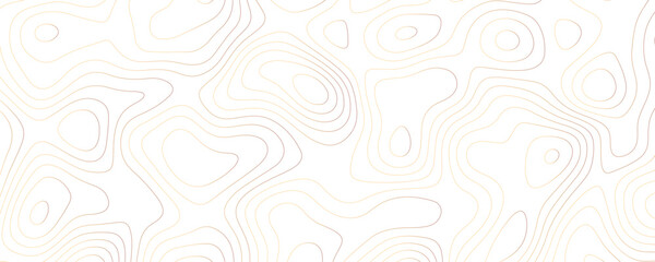 Elegant Geometric Topography Design Featuring Flowing Gold Contour Lines and Organic Mountain Terrain Patterns
